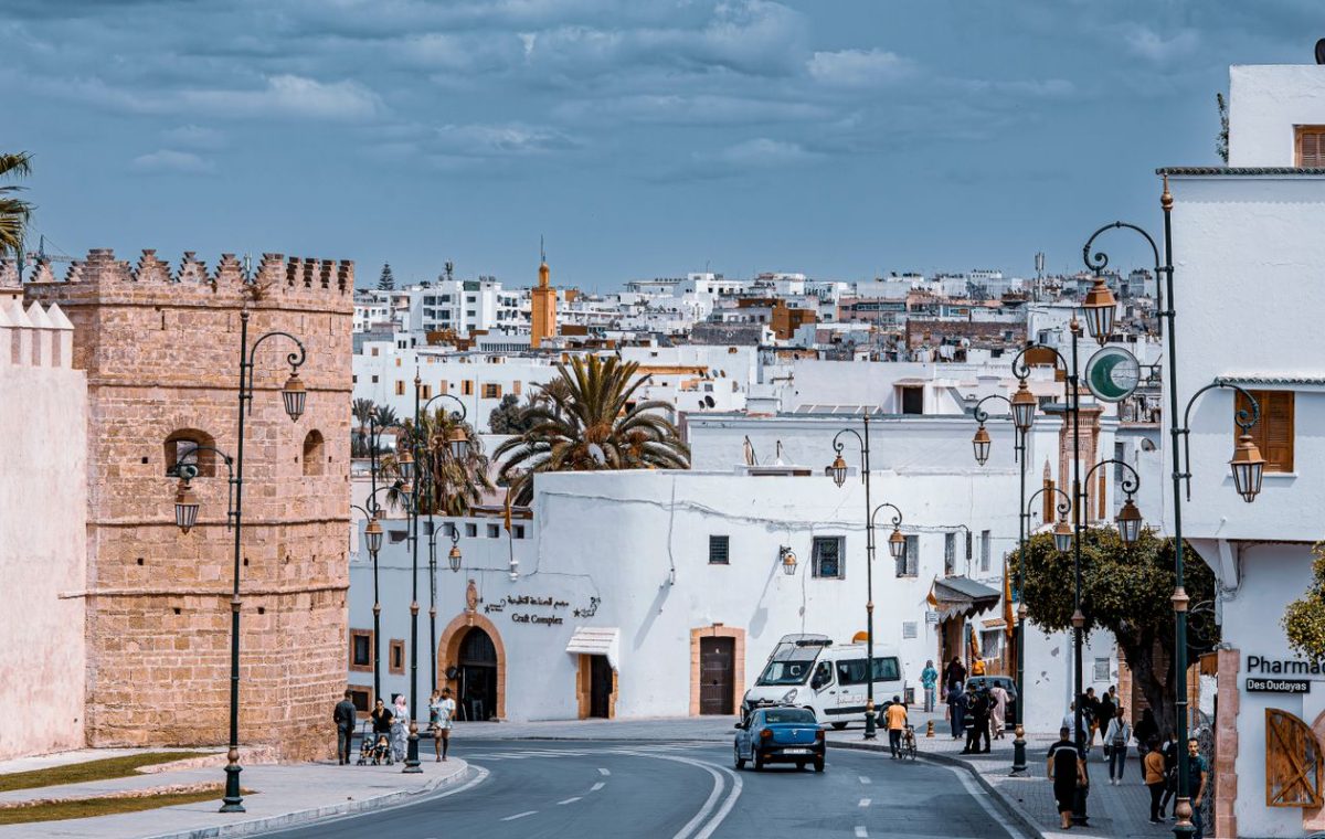 Street in the old town of Rabat
