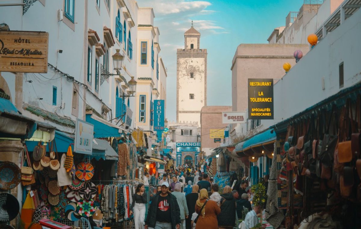 Street market in the medina of Essaouira