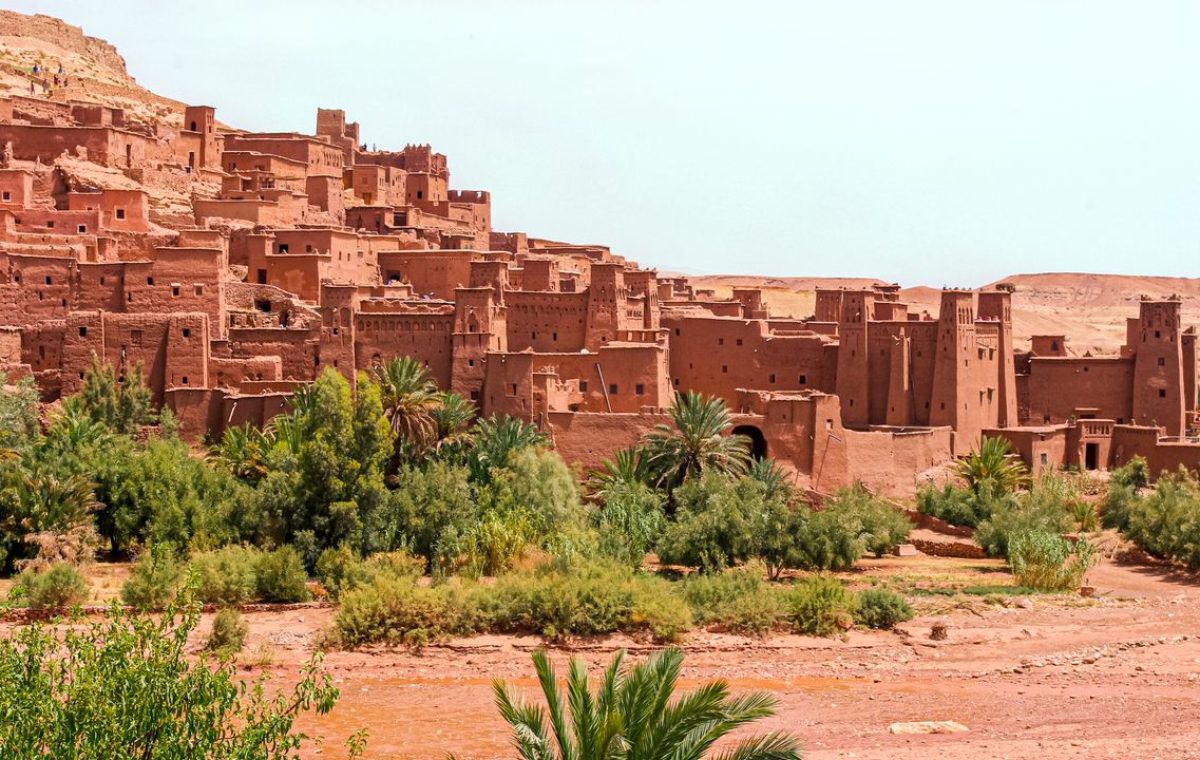 Ait Ben Haddou, a UNESCO World Heritage site in southern Morocco, on a Marrakech desert tour